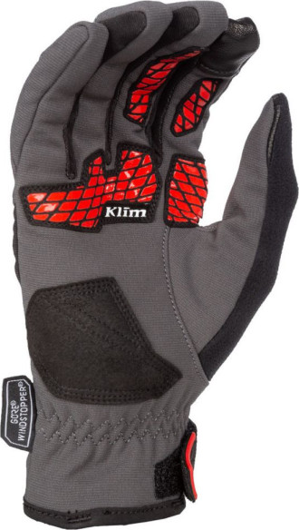 Manusi Snowmobil Non-Insulated Inversion Asphalt/High Risk Red