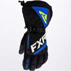 Manusi Snowmobil Fuel Black/Blue/Hi Vis