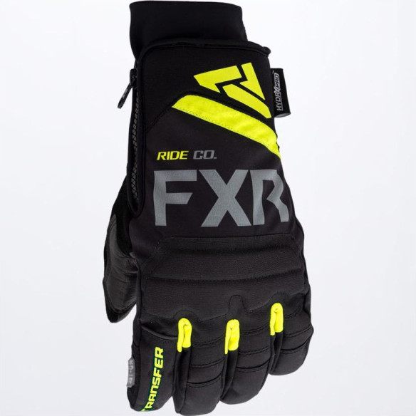 Manusi Snowmobil Transfer Short Cuff Black/Hi Vis