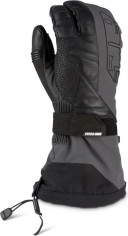 Manusi Snowmobil Insulated Duke Trigger Finger Mittens Black