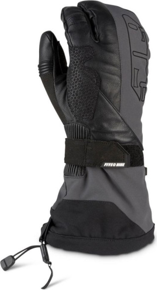 Manusi Snowmobil Insulated Duke Trigger Finger Mittens Black