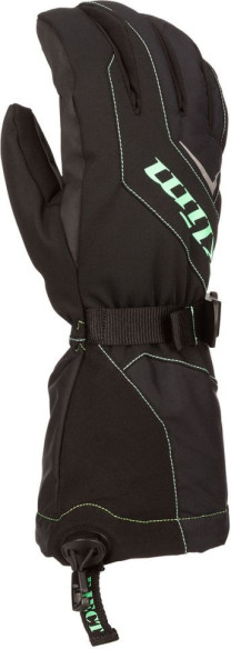 Manusi Snowmobil Insulated Dama Ember Gauntlet Black/Wintermint 24