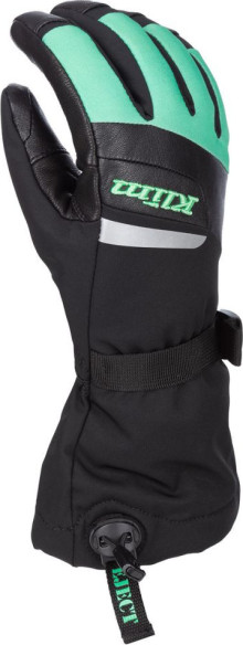 Manusi Snowmobil Insulated Dama Radiate GauntletBlack/Wintermint 24