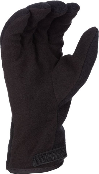 Manusi Snowmobil Insulated Togwotee Gauntlet Black/Electric Blue Lemonade 24