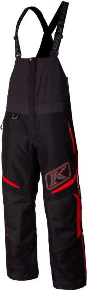Pantaloni Snowmobil Insulated Klimate Bib Short High Risk Red
