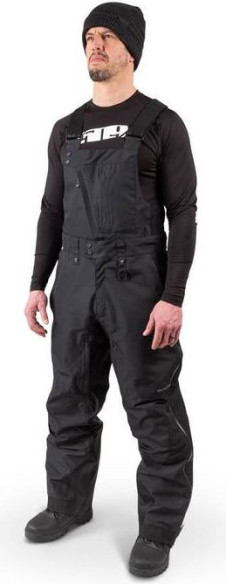 Pantaloni Snowmobil Bib Non-Insulated Ether Black