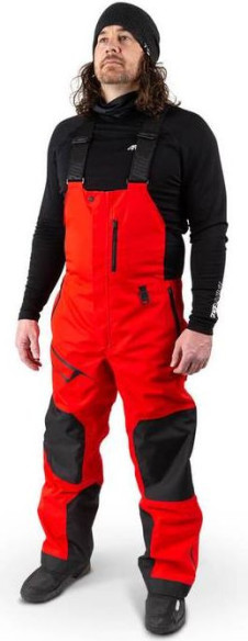 Pantaloni Snowmobil Bib Non-Insulated Evolve Racing Red
