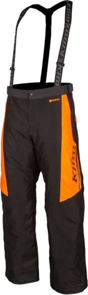 Pantaloni Snowmobil Insulated Kaos Short Black/Strike Orange