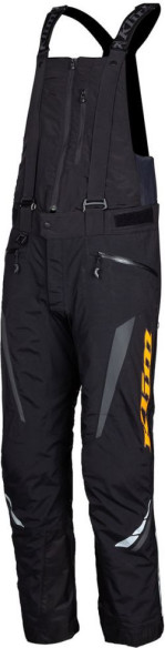 Pantaloni Snowmobil Insulated Keweenaw Bib Tall Black/Strike Orange