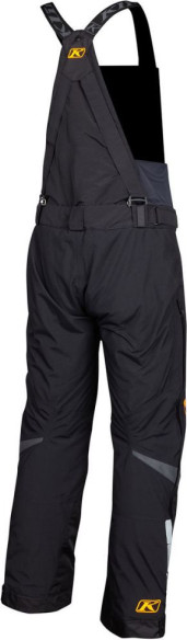 Pantaloni Snowmobil Insulated Keweenaw Bib Tall Black/Strike Orange