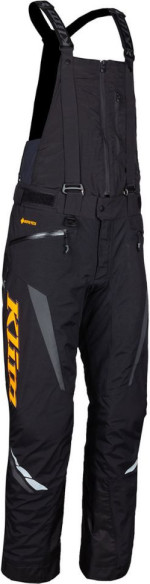 Pantaloni Snowmobil Insulated Keweenaw Bib Tall Black/Strike Orange