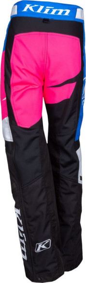 Pantaloni Snowmobil Non-Insulated Dama Race Spec Electric Blue Lemonade/Knockout Pink