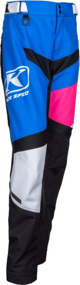 Pantaloni Snowmobil Non-Insulated Dama Race Spec Electric Blue Lemonade/Knockout Pink