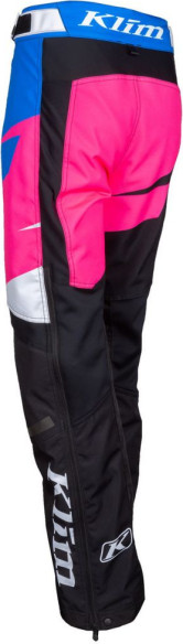 Pantaloni Snowmobil Non-Insulated Dama Race Spec Electric Blue Lemonade/Knockout Pink