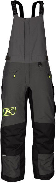Pantaloni Snowmobil Insulated Klimate Bib Asphalt/Hi-Vis