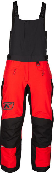 Pantaloni Snowmobil Insulated Klimate Bib Tall Fiery Red/Black