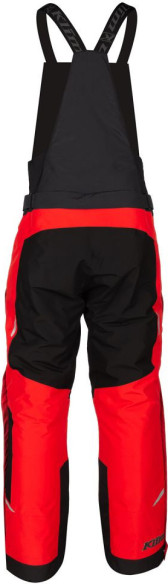 Pantaloni Snowmobil Insulated Klimate Bib Tall Fiery Red/Black