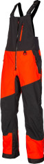 Pantaloni Snowmobil Non-Insulated Storm Bib Fiery Red/Black