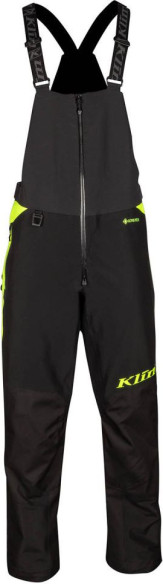 Pantaloni Snowmobil Non-Insulated Tomahawk Bib Black/Hi-Vis