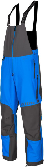 Pantaloni Snowmobil Non-Insulated Tomahawk Bib Electric Blue Lemonade/Asphalt