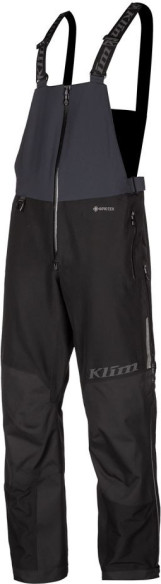 Pantaloni Snowmobil Non-Insulated Tomahawk Bib Tall Black/Metallic Black