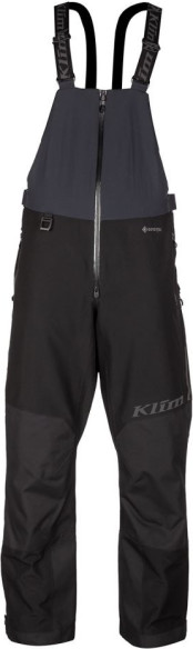 Pantaloni Snowmobil Non-Insulated Tomahawk Bib Tall Black/Metallic Black