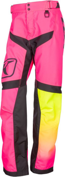 Pantaloni Snowmobil Non-Insulated Revolt Knockout Pink/Hi-Vis 24