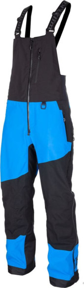 Pantaloni Snowmobil Non-Insulated Storm Bib Electric Blue Lemonade/Black 24