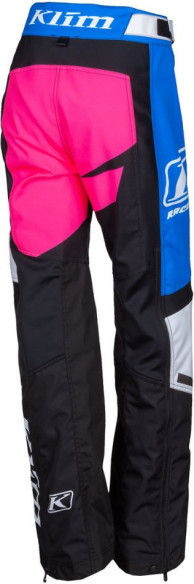 Pantaloni Snowmobil Non-Insulated Copii Race Spec Youth Electric Blue Lemonade/Knockout Pink