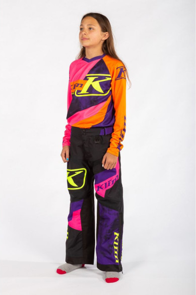 Pantaloni Snowmobil Copii Revolt Non-Insulated Heliotrope/Knockout Pink