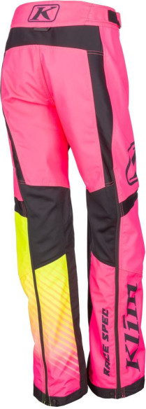 Pantaloni Snowmobil Copii Non-Insulated Revolt Knockout Pink/Hi-Vis 24