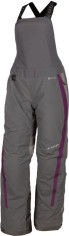 Pantaloni Dama Snowmobil Insulated Strata Bib Short Asphalt - Deep Purple