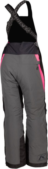 Pantaloni Dama Snowmobil Insulated Strata Bib Asphalt - Knockout Pink