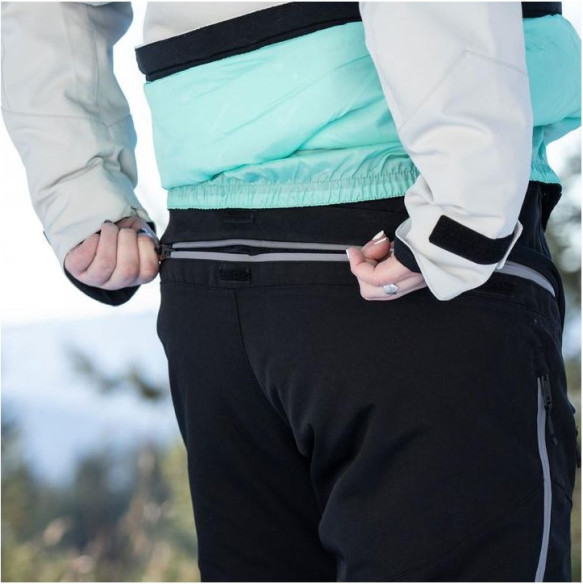 Pantaloni Snowmobil Bib Insulated Dama Range Black