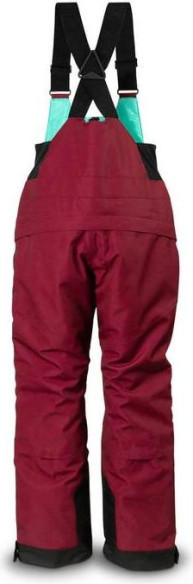 Pantaloni Snowmobil Bib Insulated Dama Range Maroon
