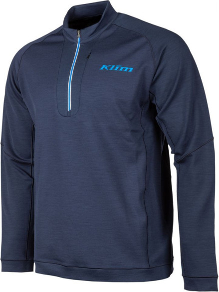 Bluza Corp Mid Layer Teton Merino Wool 1/4 Zip Navy Blue