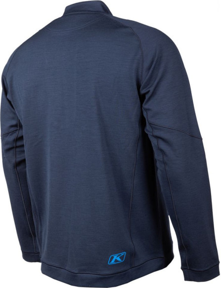 Bluza Corp Mid Layer Teton Merino Wool 1/4 Zip Navy Blue
