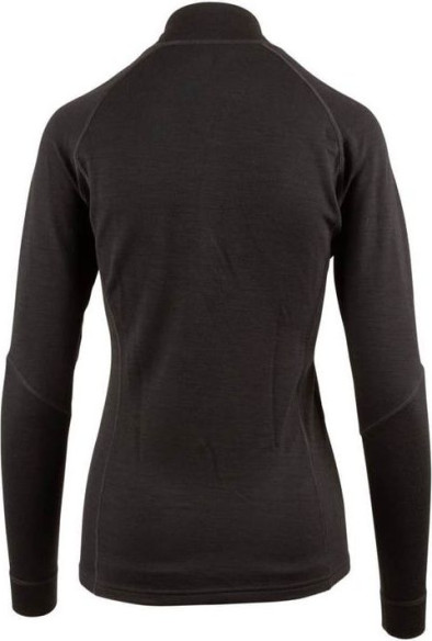 Hanorac Base Layer Dama FZN Merino 1/4 Zip Black