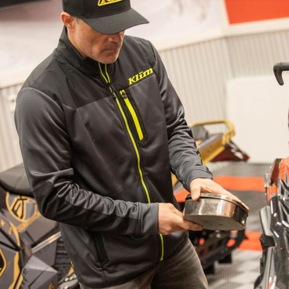 Geaca Mid Layer Snowmobil Alloy Black/Hi-Vis