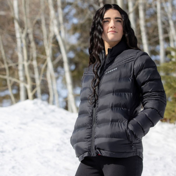 Geaca Mid Layer Snowmobil Dama Flux Black
