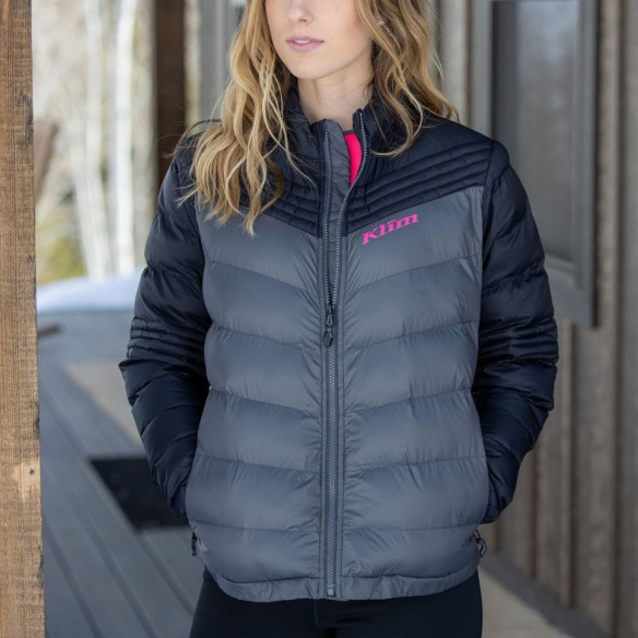 Geaca Mid Layer Snowmobil Dama Flux Black/Knockout Pink