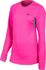 Bluza Base Layer Snowmobil Dama Solstice 2.0 Knockout Pink/Castlerock Gray