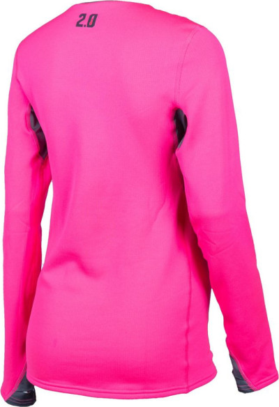Bluza Base Layer Snowmobil Dama Solstice 2.0 Knockout Pink/Castlerock Gray
