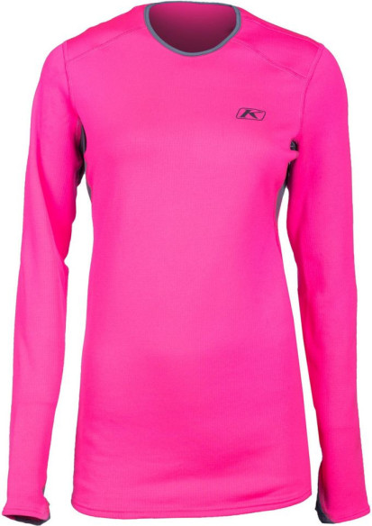 Bluza Base Layer Snowmobil Dama Solstice 2.0 Knockout Pink/Castlerock Gray