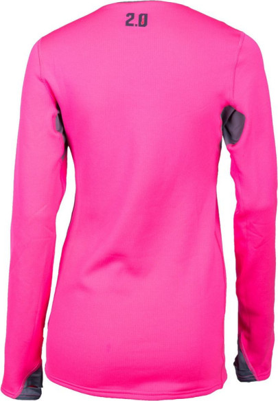 Bluza Base Layer Snowmobil Dama Solstice 2.0 Knockout Pink/Castlerock Gray