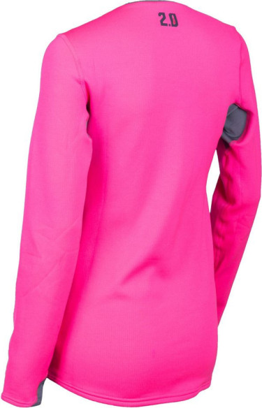 Bluza Base Layer Snowmobil Dama Solstice 2.0 Knockout Pink/Castlerock Gray