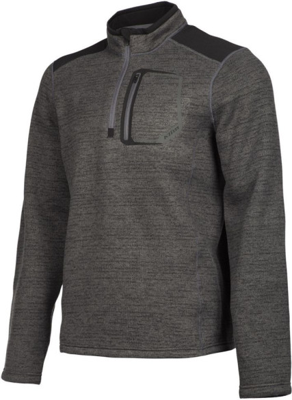 Pulover Mid Layer Snowmobil Yukon Black