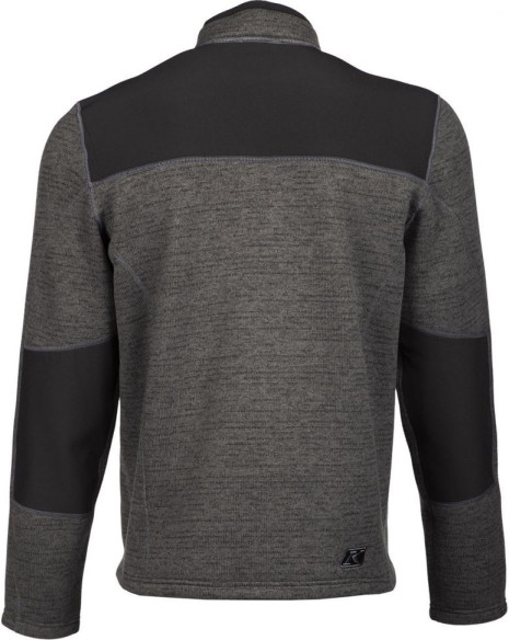 Pulover Mid Layer Snowmobil Yukon Black