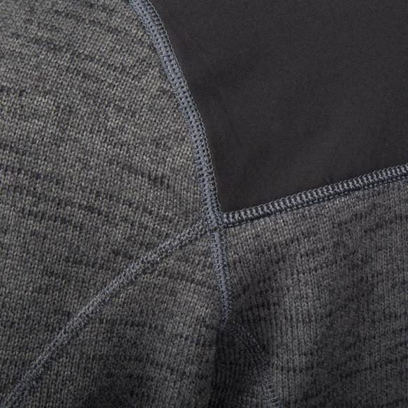 Pulover Mid Layer Snowmobil Yukon Black