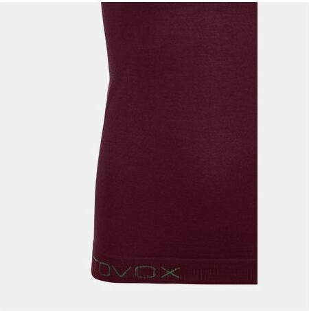 Tricou Snowmobil Dama Base Layer 120 Comp Light Short Sleeve Dark Wine
